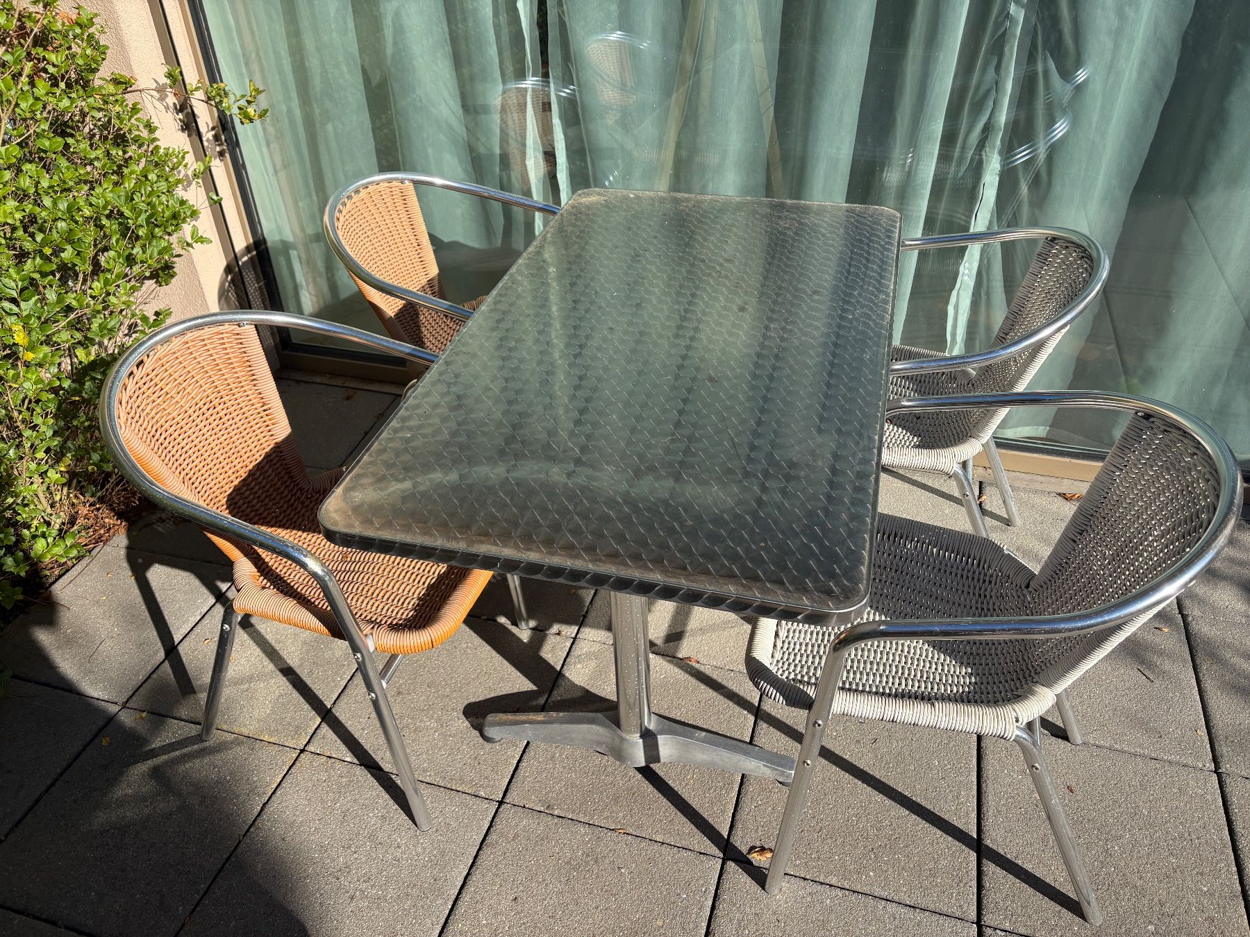 Set di tavolo e panche: Gartentisch inkl. Stühle – Usato da Jonen venduto da MichaelM2015 1