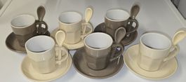 Set de 6 tasses à expresso en céramique