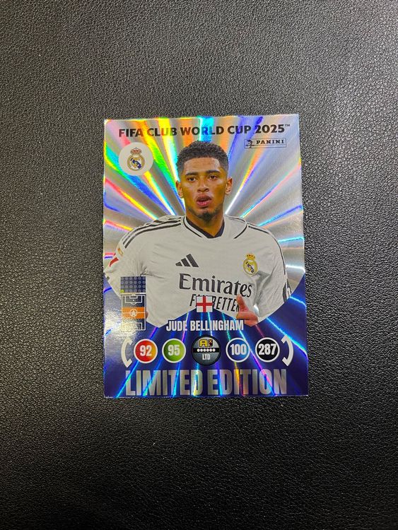 Panini Club World Cup 2025 Jude Bellingham Limited Edition (Neu (gemäss ...