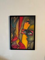 „When gazes fall silent“ Acryl- Leinwand Unikat 1998!