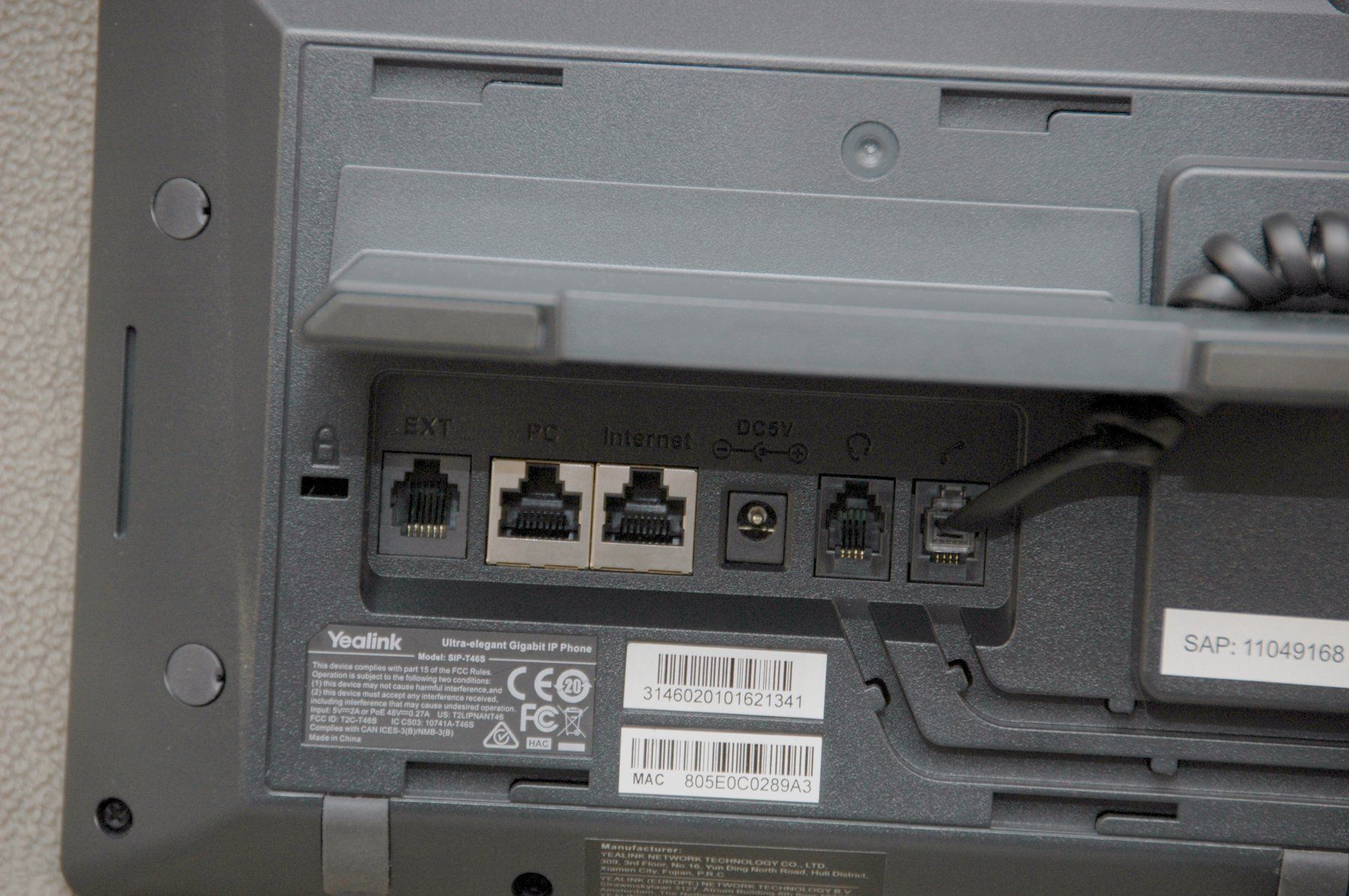 Yealink Telefoni: 2x Yealink T46S IP Telefon – Usato da Meggen venduto da IT-Experte 2