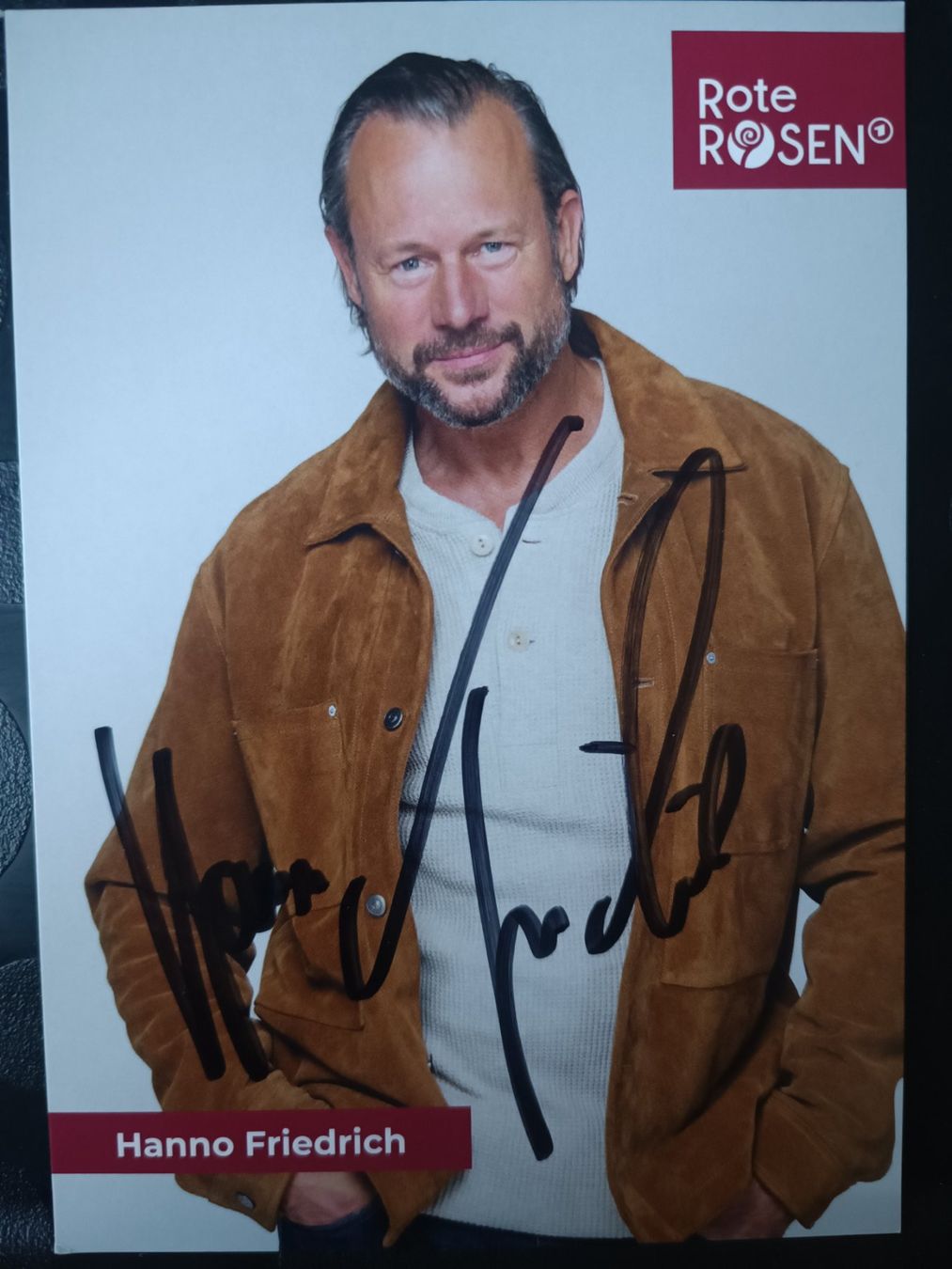 Autografi: Hanno Friedrich - handsigniert - Rote Rosen – Usato da Menziken venduto da Artographs