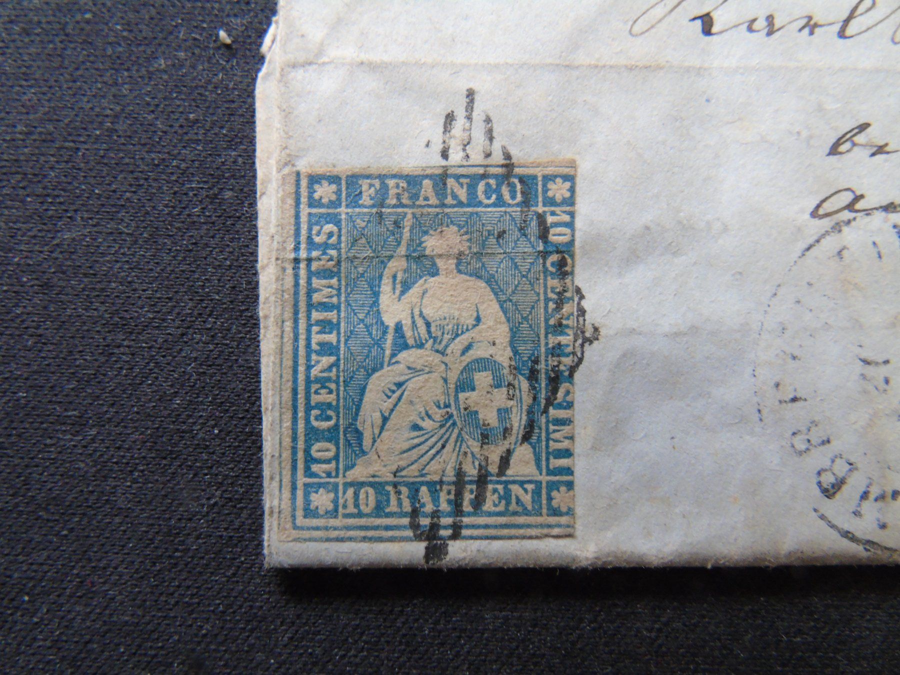 Alle Briefmarken: No 23B sur lettre dès 10.- – Gebraucht aus Courtételle von Boton0 1