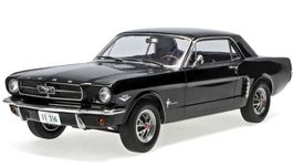Ford Mustang Hardtop Coupé 1965 schwarz       1:18 von NOREV