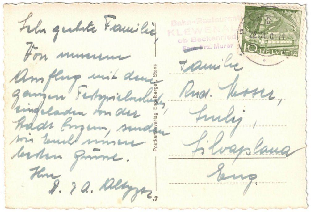 Cartoline postali: Beckenried - 4 Bild AK – Usato da Binningen venduto da Mountainrider 1