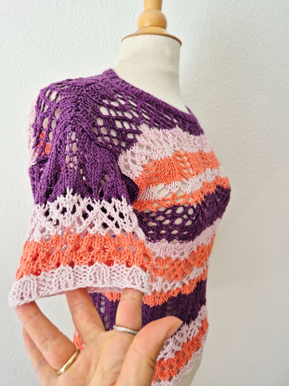 Malene Birger T-shirt: STRICKWARE PULLI SHIRT S 36 MALENE BIRGER OUTLET,  TOP – Usato da Elsau venduto da the-colorful-side 6