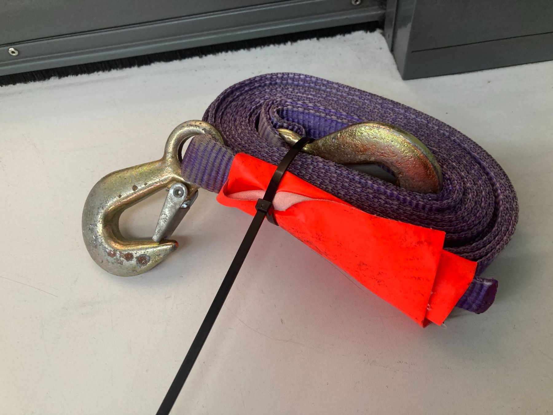 Mammut Corde di traino: Abschleppseil Bergegurt Abschleppgurt 5m Pannenhilfe – Usato da Cham venduto da WB2223