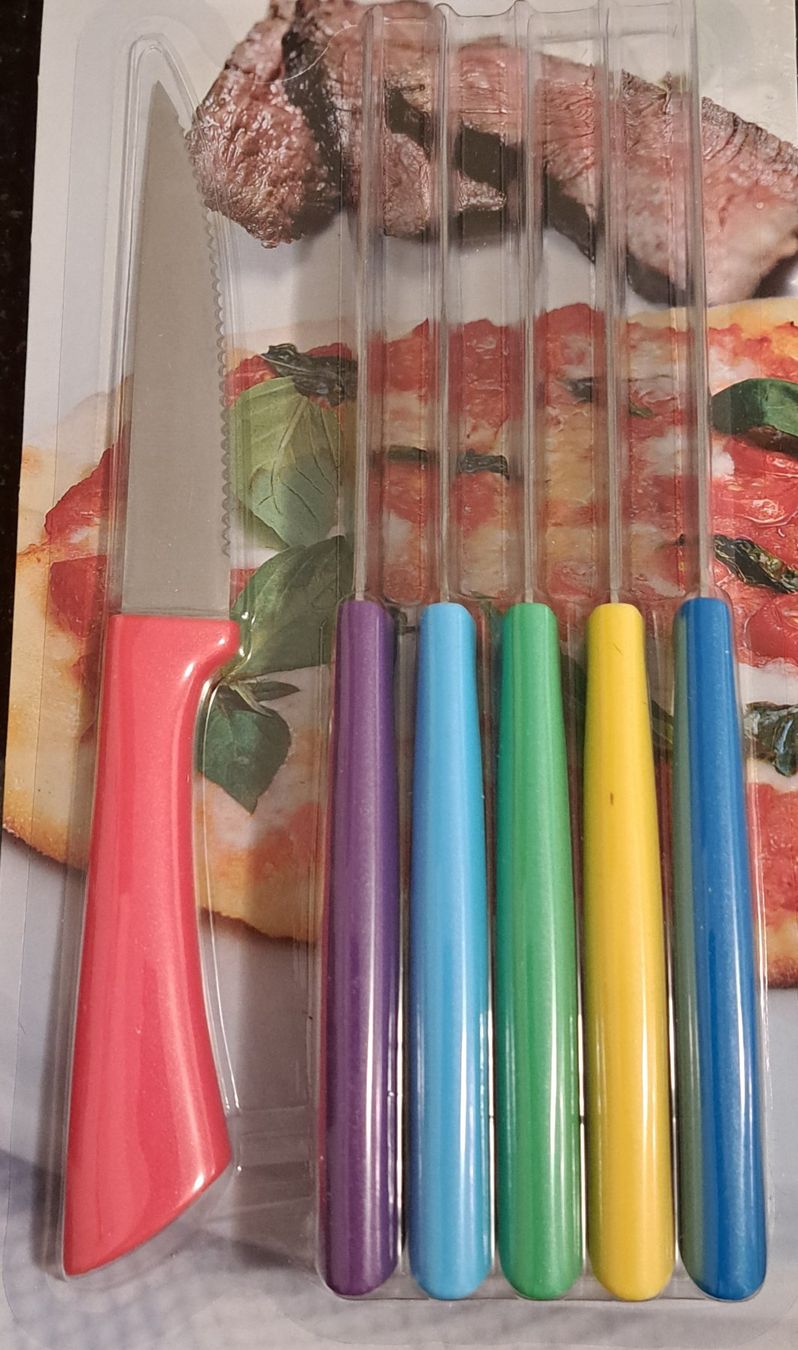 Messer: 6 x Pizza-Steakmesser – Neu und originalverpackt aus Frauenfeld von berk39