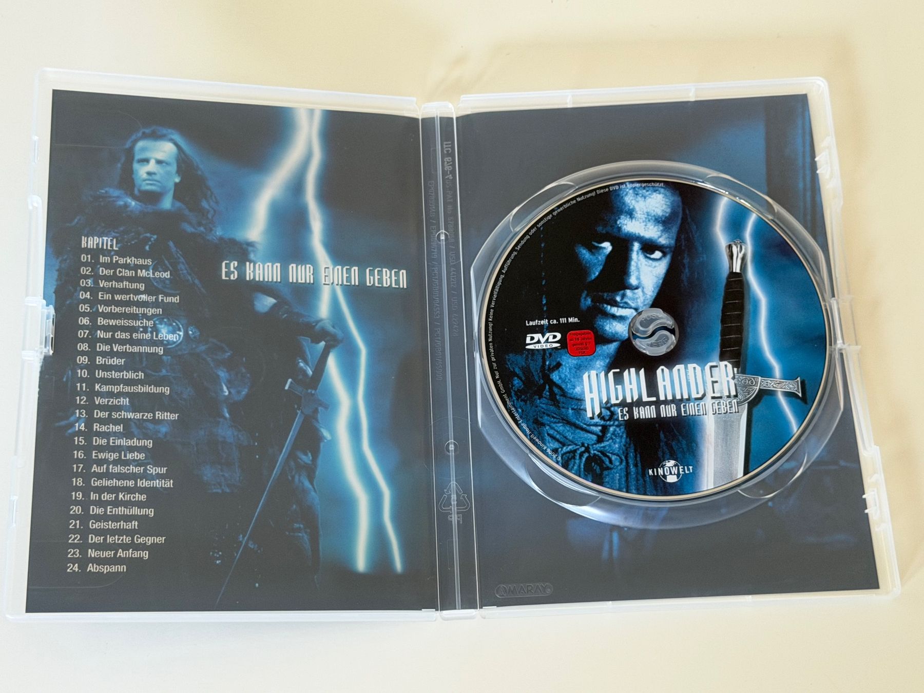 Tutti i DVDs: Highlander - Es kann nur einen geben DVD – Nuovo (secondo la descrizione) da Altstätten SG venduto da sheamus 2