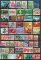 Lot mit 111 verschiedenen Briefmarken aus der Schweiz