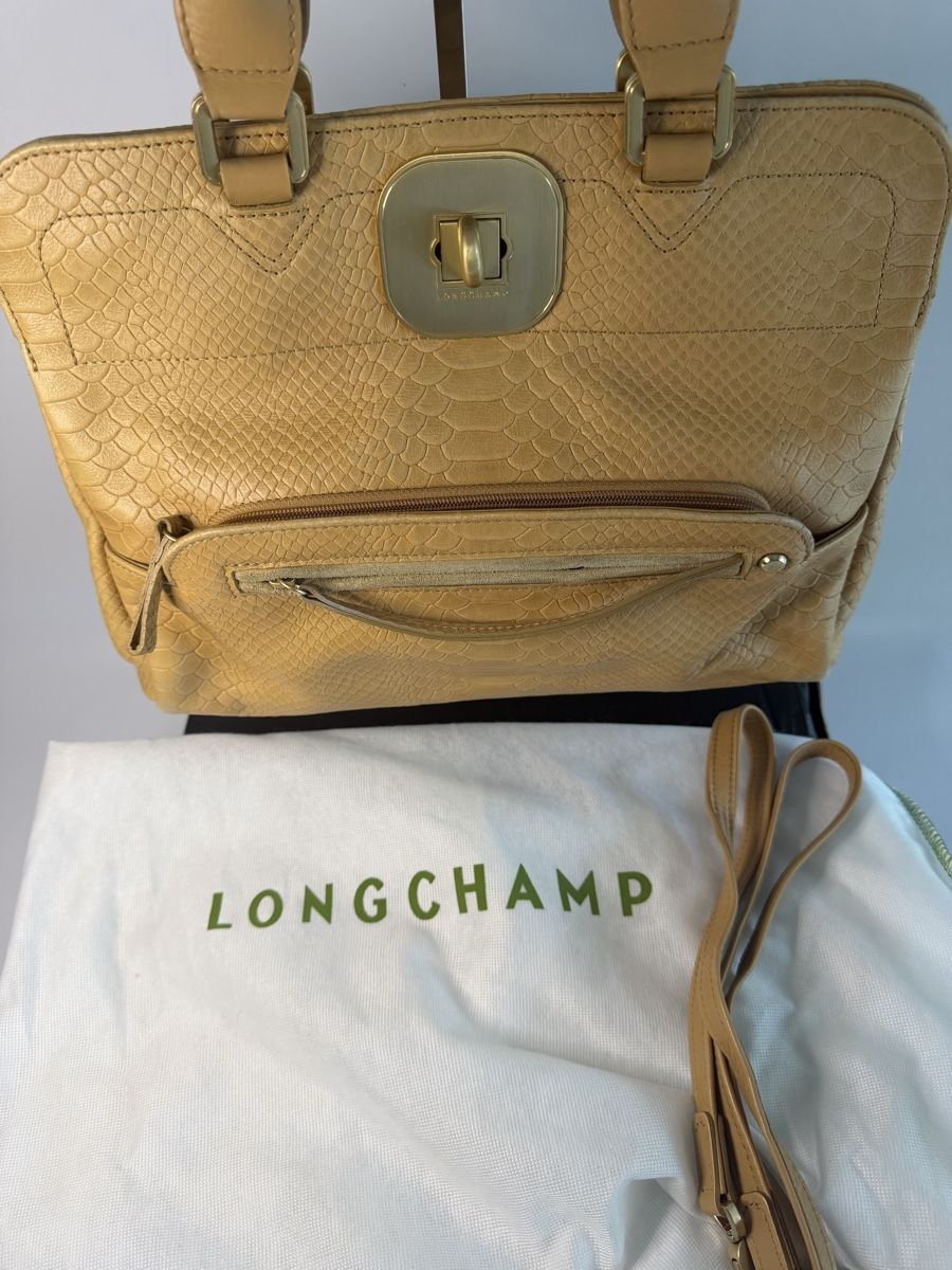 Longchamp Taschen für Damen: Original Longchamp Kroko Leder Handtasche  – Neu und originalverpackt aus Vionnaz von b_f_d_r_g 1