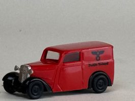 VE1-  Brekina DKW F8 Kasten Reichspost