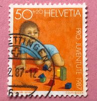 Nr.J 304 Kriechendes Kind Pro Juventute GESTEMPELT 1987 