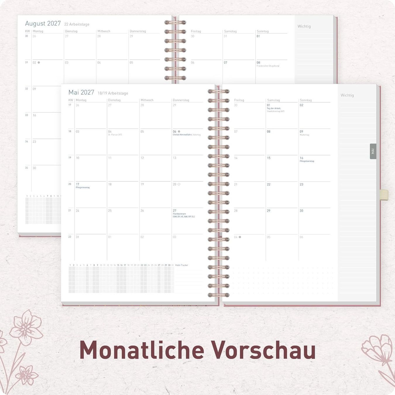 Kalender: Häfft Business-Timer 2027 A4 Wochenkalender Terminplaner – Neu und originalverpackt aus Suhr von SchnapperCH 5