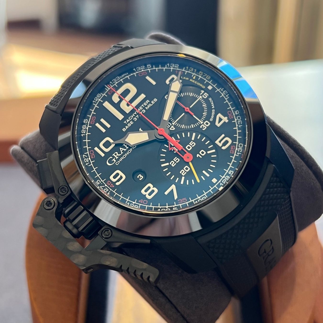 Graham Orologi: Graham Chronofighter Oversize Automatic IN-2CCBK-0 – Usato da Carouge GE venduto da Watchaser 7