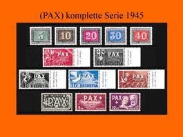 PAX Briefmarken-Serie "Gedenkausgabe 1945" **
