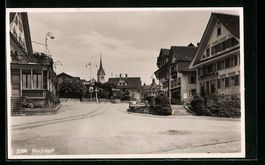 AK Hochdorf, Strassenpartie im Ort