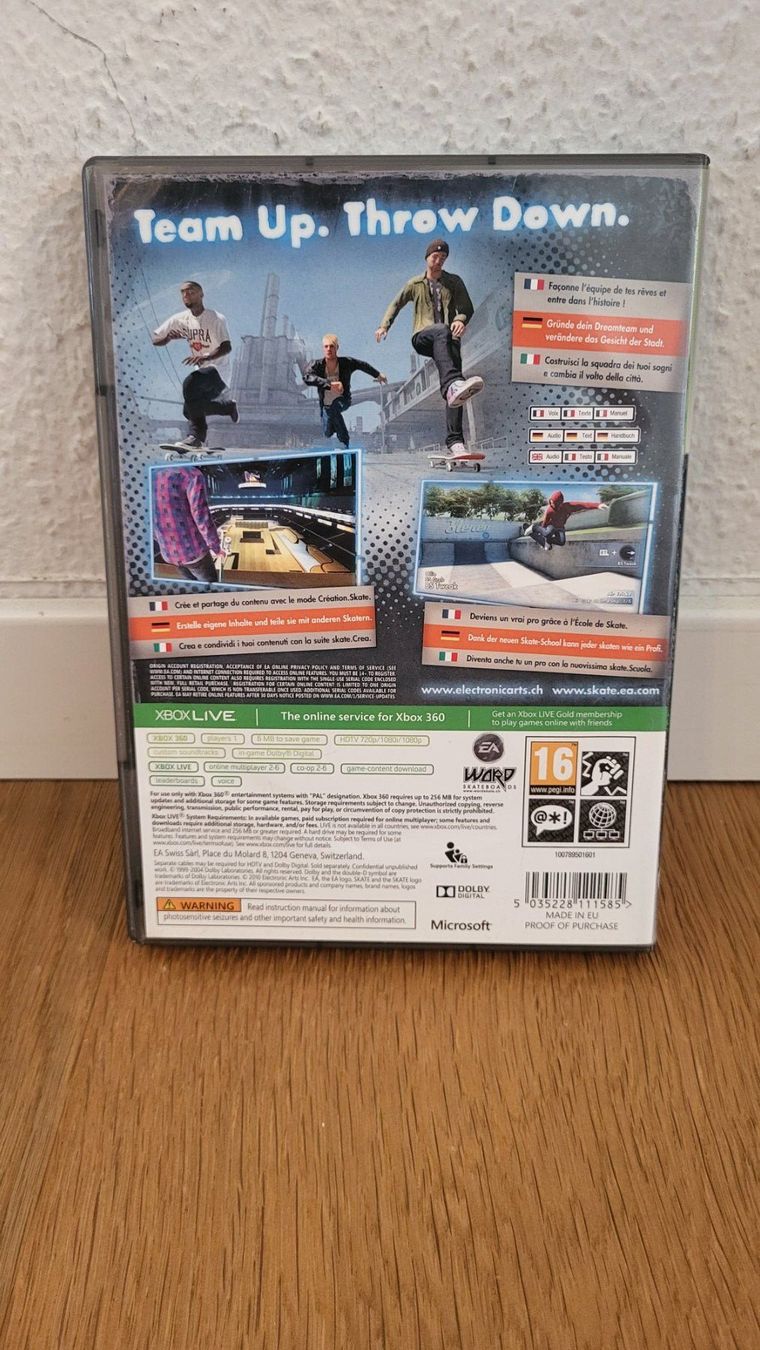 Microsoft Giochi: Xbox 360 - Skate 3 – Usato da Münsingen venduto da DigitaleSpielecke 1