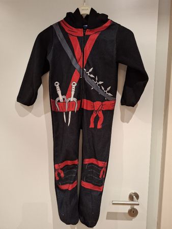 Ninja Kostüm Gr. 110-116