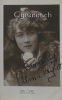 Alma Taylor (1895-1974) Schauspielerin - Autogramm
