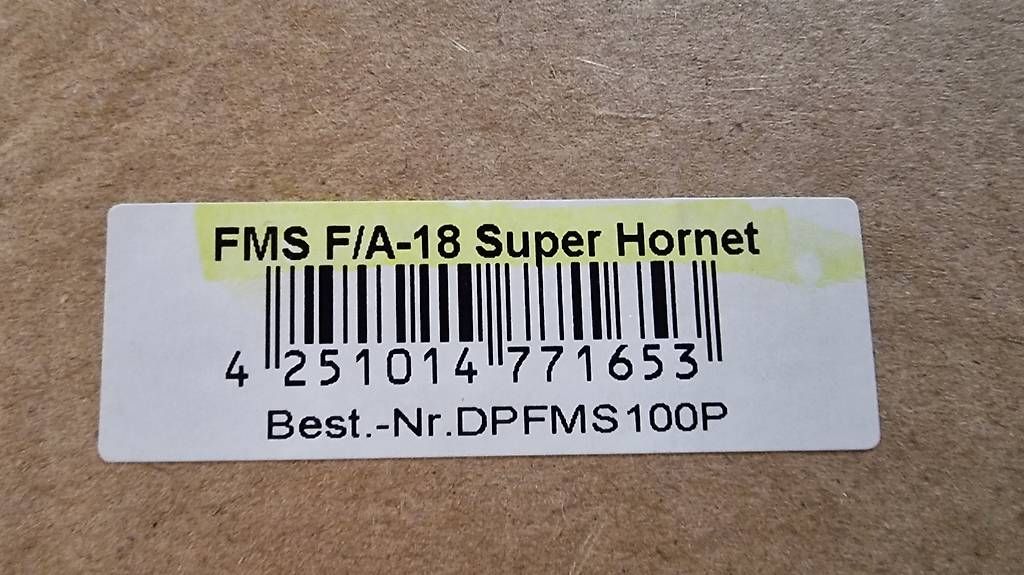 Modellismo RC: FMS F/A18 Super Hornet – Nuovo e nell'imballaggio originale da Unterengstringen venduto da Baldyman 2