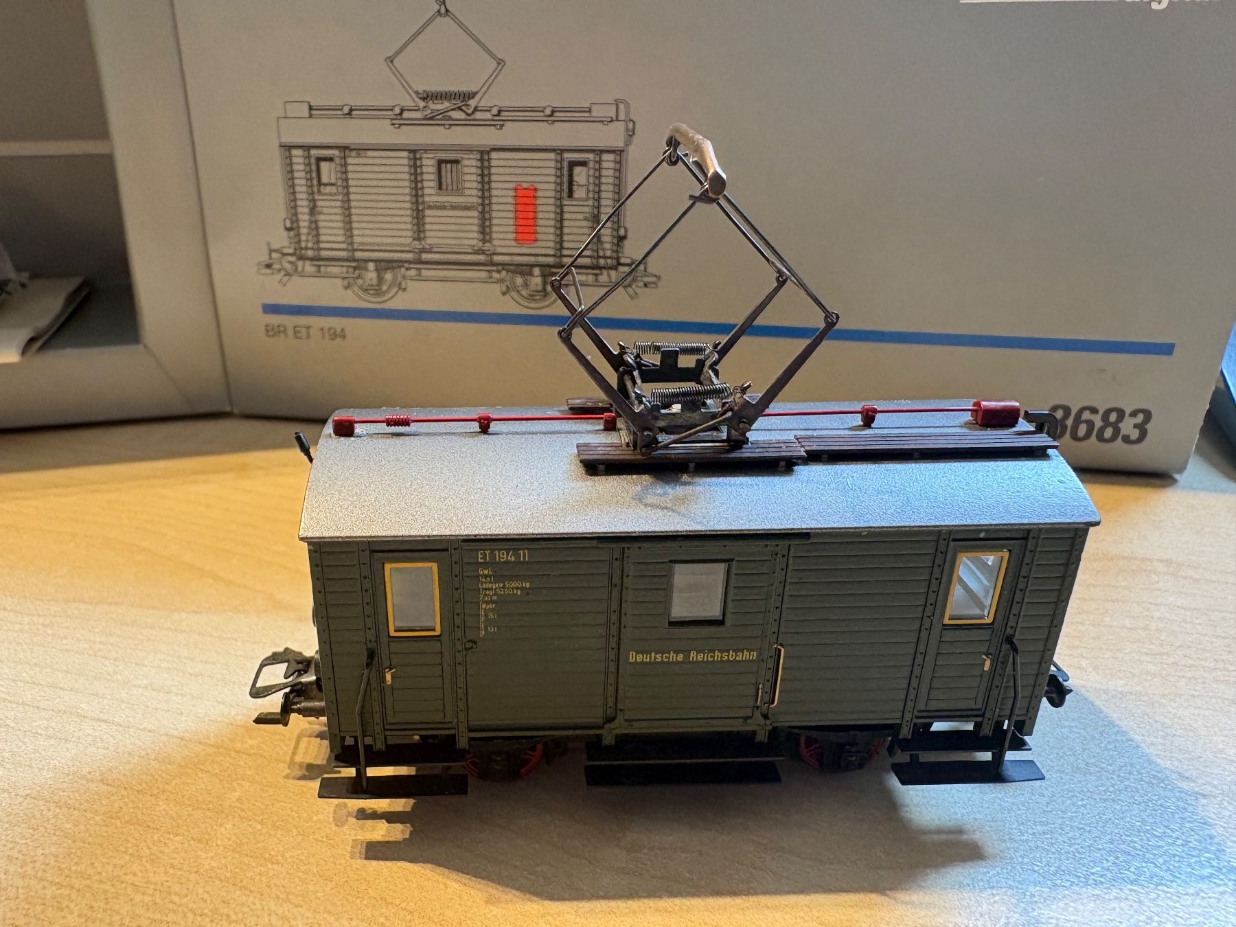 Märklin Modelleisenbahnen: Maerklin 3683    BR ET 194 – Neu und originalverpackt aus Corcelles Payerne von Pierre66 3