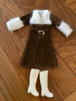Sindy (Barbie) Mantel, selten in Velourleder