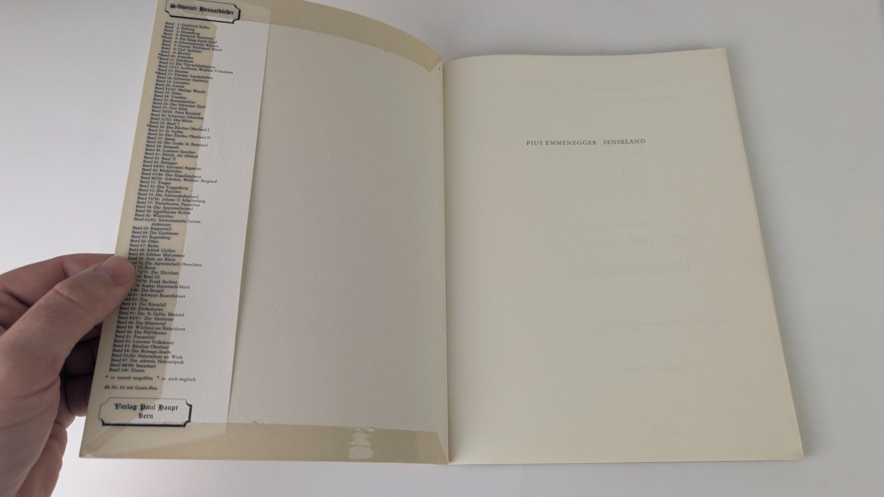 Libri: Schweizer Heimatbücher: Senseland 1960 – Usato da Zürich venduto da axolottchen 2