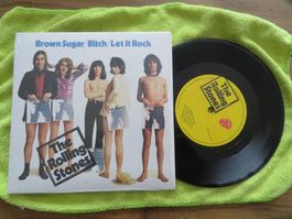 The Rolling Stones Brown Sugar/Bitch/Let It Rock 7" Vinyl