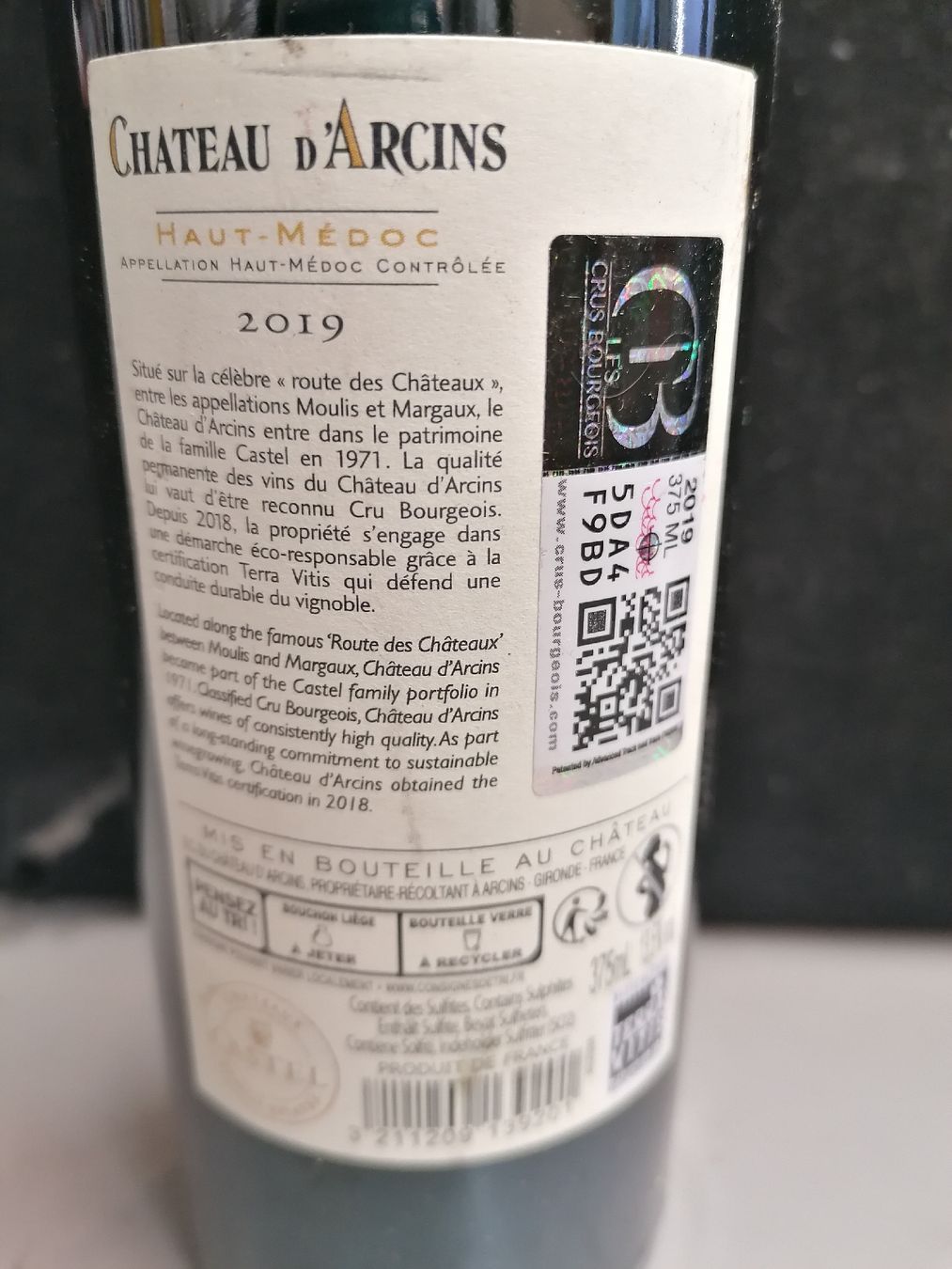 Vino: CHÂTEAU D'ARCINS HAUT-MÉDOC 2019 – Nuovo (secondo la descrizione) da Genève venduto da Leboucheoreilles 3