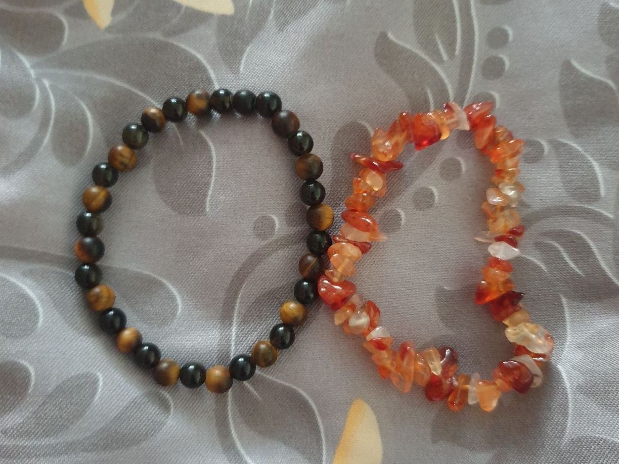 Bracciali & Braccialetti: Braclet œil de tigres et ambre – Usato da Fribourg venduto da mal_8zjh