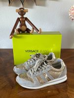 ⭐️ Edle VERSACE Jeans Sneaker, Gold Glitzer Sneakers Gr 36 ⭐