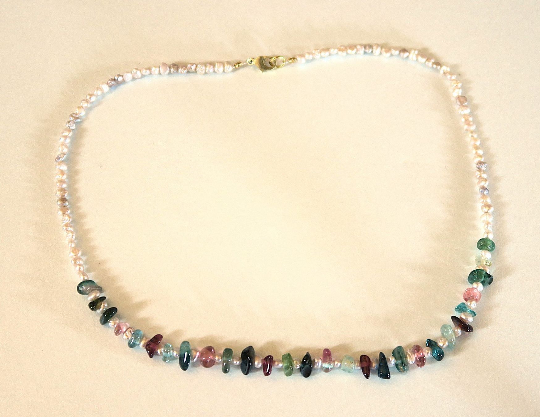 Catenine: Turmalin - Zuchtperlenkette – Usato da Brittnau venduto da marlenestone 2