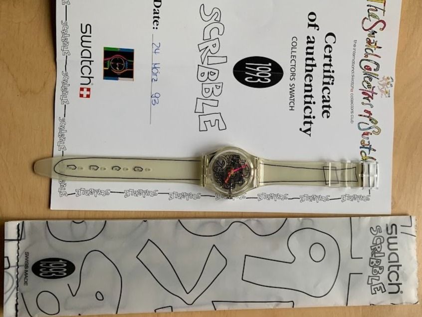 Collectors Swatch 1993, Scribble | Comprare su Ricardo