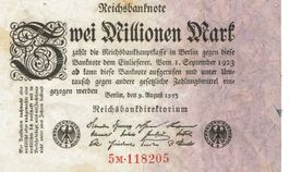 Berlin 2 Mil.Mark 09.08.1923 Serie 5M VZ-VZ+