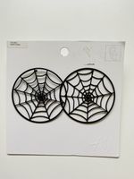 HALLOWEEN OHRRINGE SPINNENNETZ NEU!