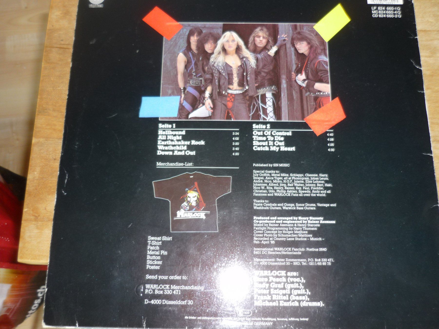 Vinyles: Warlock - Hellbound – D'occasion à Bowil par Familie_Kuenzi 1