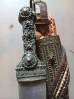 Couteau Janbiya Dharia ancienne avec fourreau argent