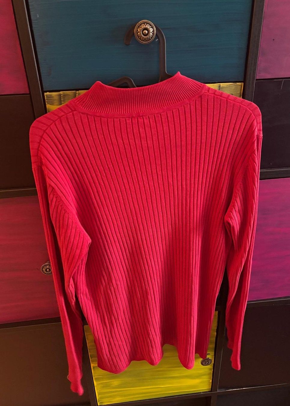 Walbusch Maglioni & Felpe: Walbusch Rollkragentop, Gr. 38, Rot – Usato da Bülach venduto da reaos 2
