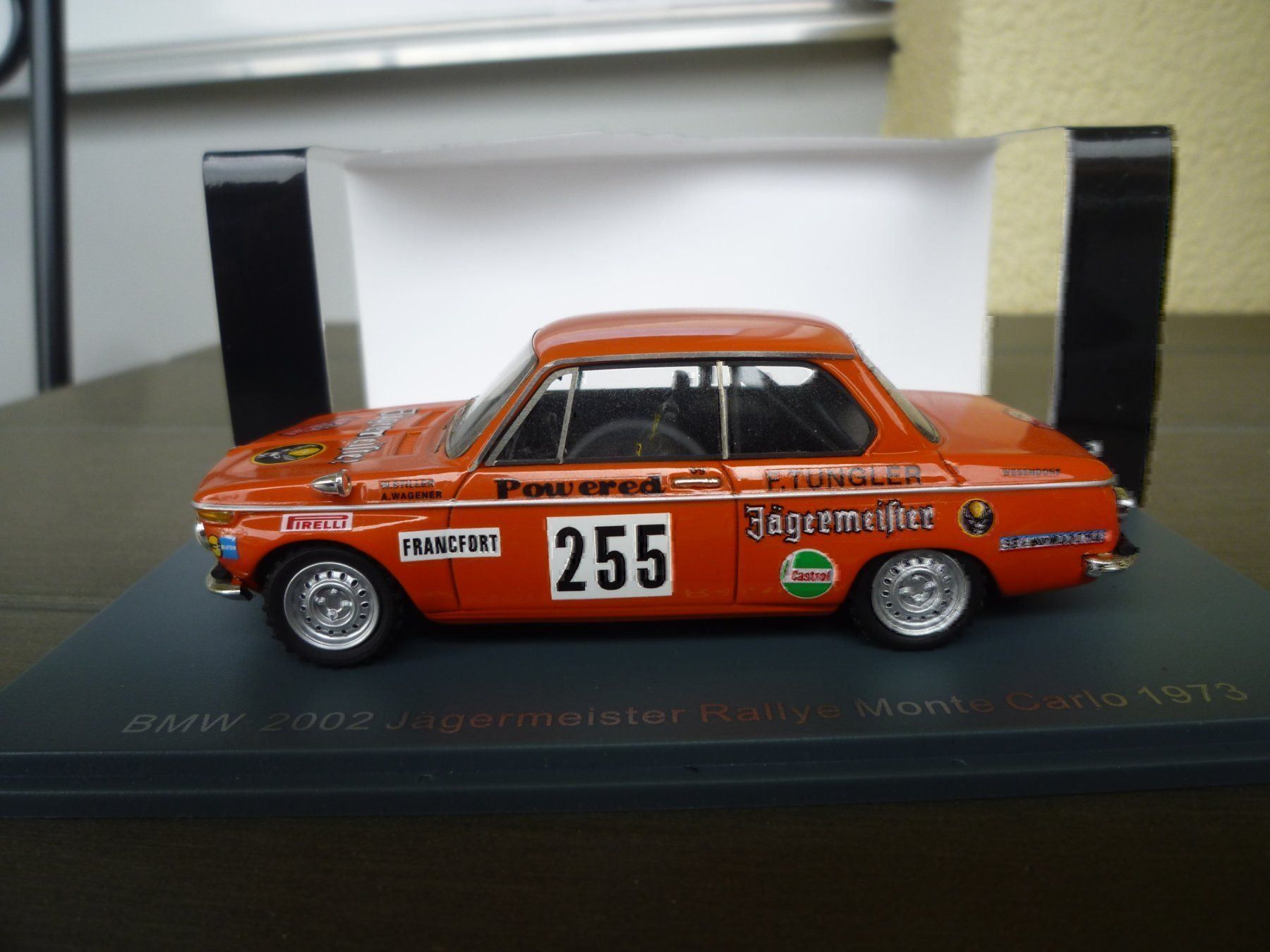 BMW Modellini d'auto: BMW 2002 (Rally Monte Carlo 1973) – Nuovo e nell'imballaggio originale da Flawil venduto da Imperiosud 5