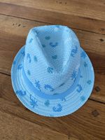 Sommerhut für Kinder, hellblau, mit Meeresmotiven! ☀️