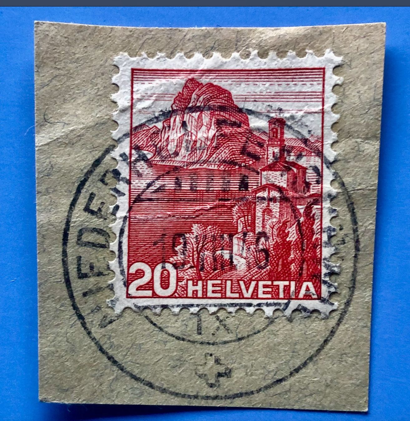 Tutti i francobolli: Nr.215  gestempelt mit Papier    – Usato da Aarau venduto da Billa007
