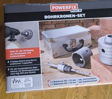 POWERFIX Bohrkronen-Set Alukoffer wie neu