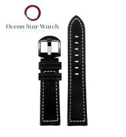 MoonSwatch Armband in Leder Schwarz mit Tools