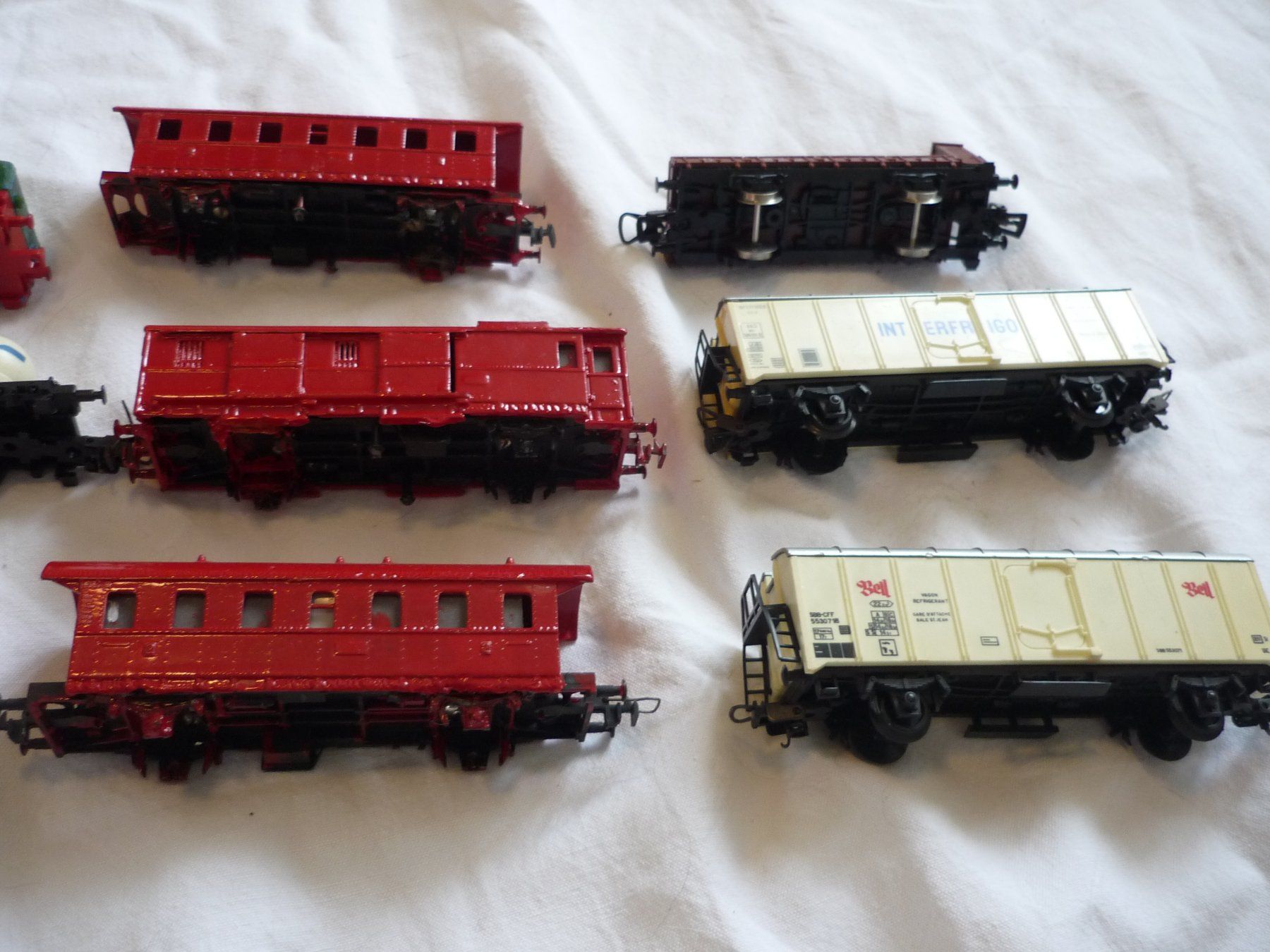 Lima Modellini di ferrovie: 12x Modelbahn - Eisenbahn Lok Zug - Lima - Konvolut – Usato da Beringen venduto da Flatretriever 6