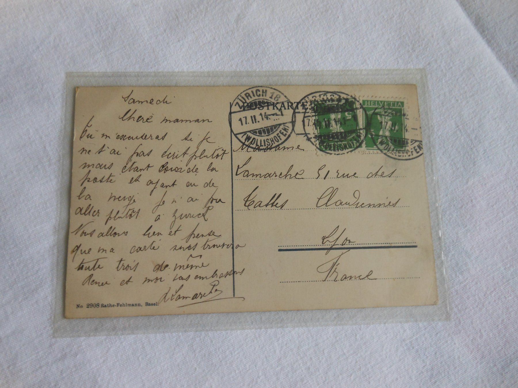 Cartoline postali: Ansichtskarte – Usato da Stäfa venduto da Espressa 1