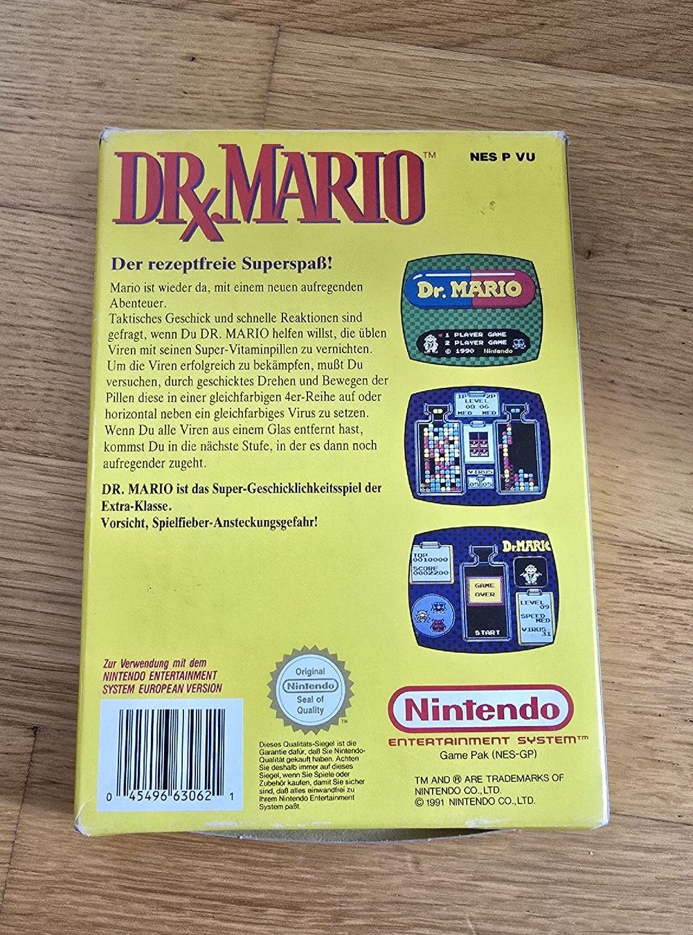 Giochi: Dr. Mario Nintendo NES - Version Européenne - Rétro – Usato da Genève venduto da MariaS2 2