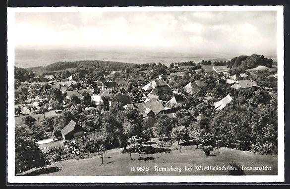 Cartoline postali: Rumisberg, Totalansicht aus der Vogelsch – Usato da Berlin venduto da bartko-reher