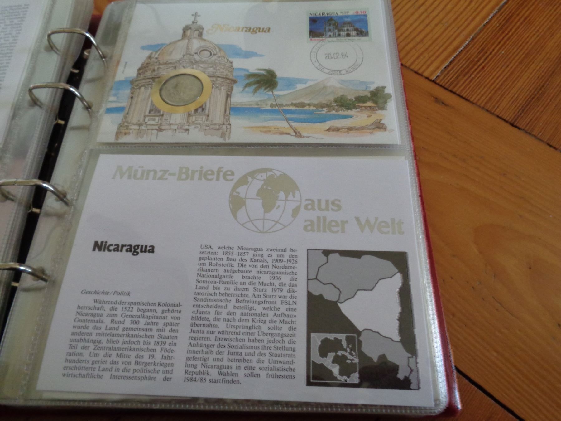 Tutti le monete: Münzbrief Nicaragua – Usato da Olten venduto da Disc-Verkauf