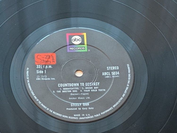Schallplatten: Steely Dan - Countdown To Ecstasy, Vinyl LP 1976 – Gebraucht aus Dübendorf von PanzerGeneral 2